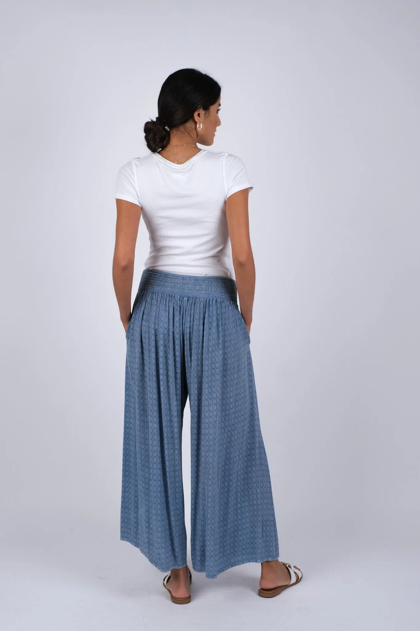 225309 Bohemian Wide Leg Pants
