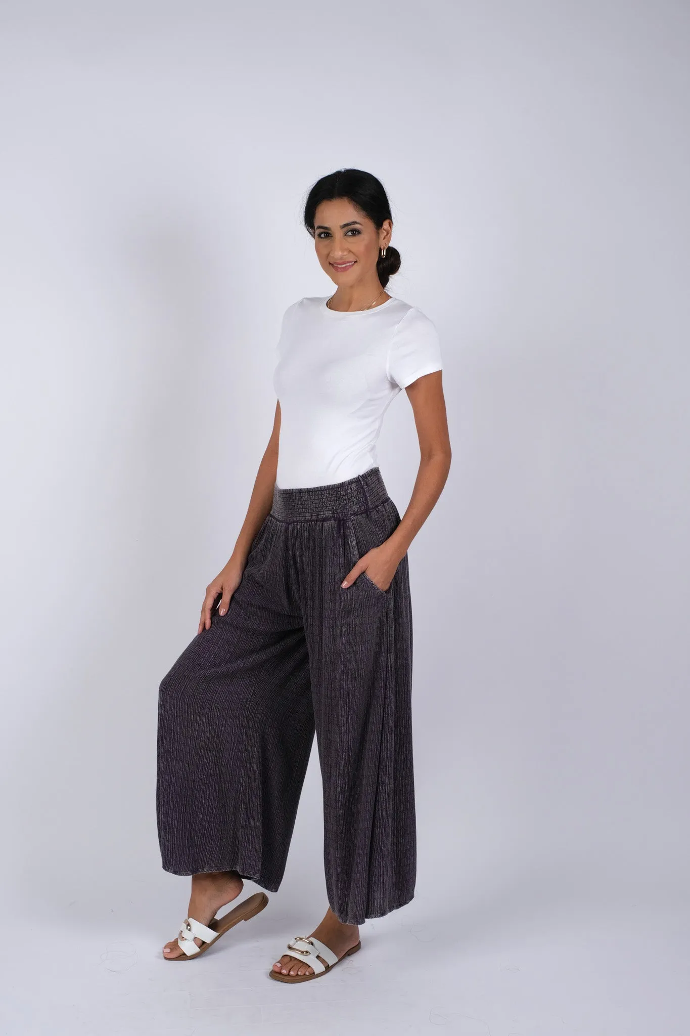 225309 Bohemian Wide Leg Pants