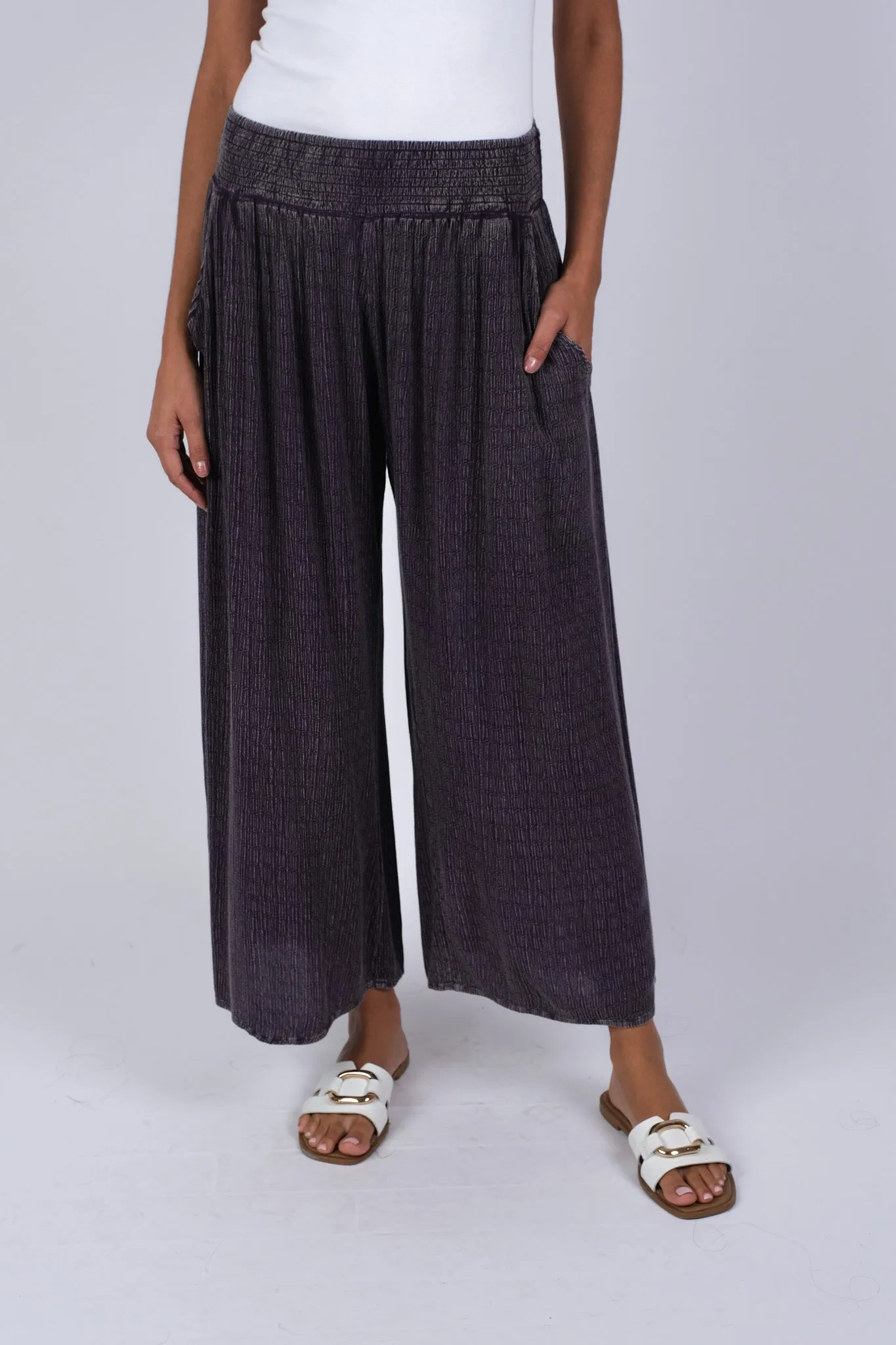 225309 Bohemian Wide Leg Pants