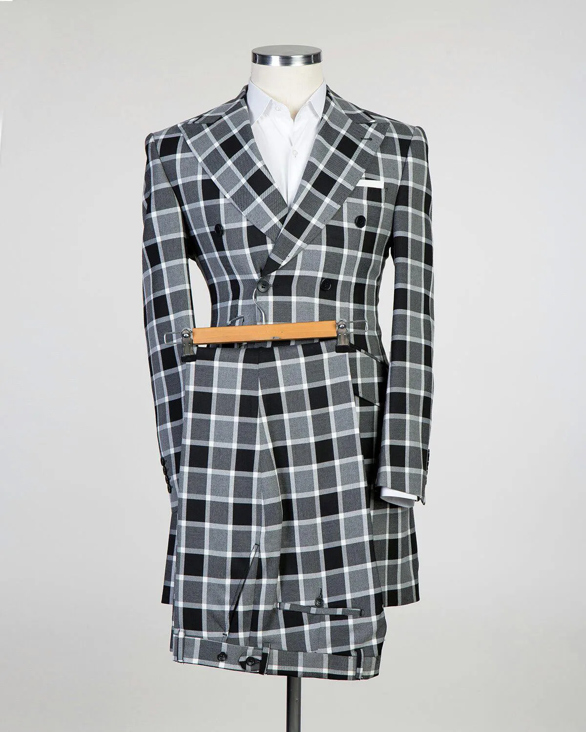 36R - Long Coat Suit - 1