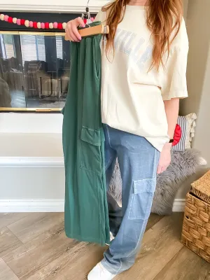 Angels Organic Cargo Pants (green)