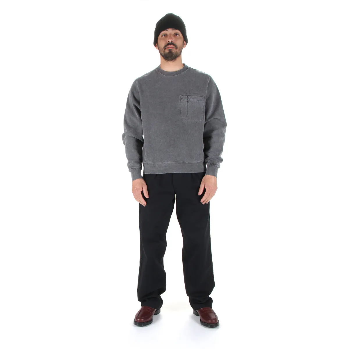 Chest Pocket Crewneck