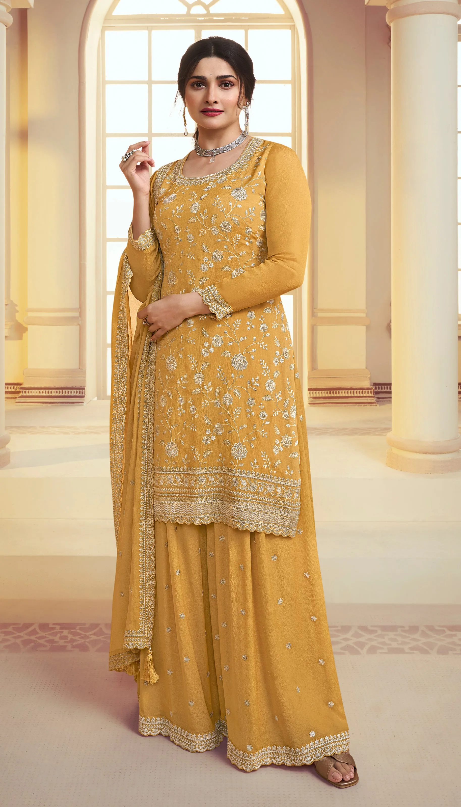 Designer Wedding Wear Sharara Salwar Suit