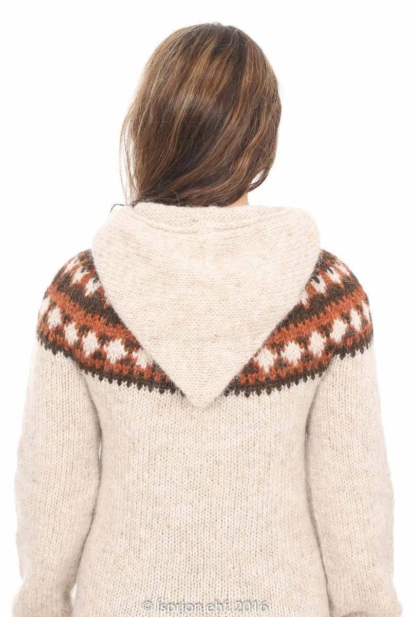 Iðunn - Icelandic Sweater - Ivory Heather