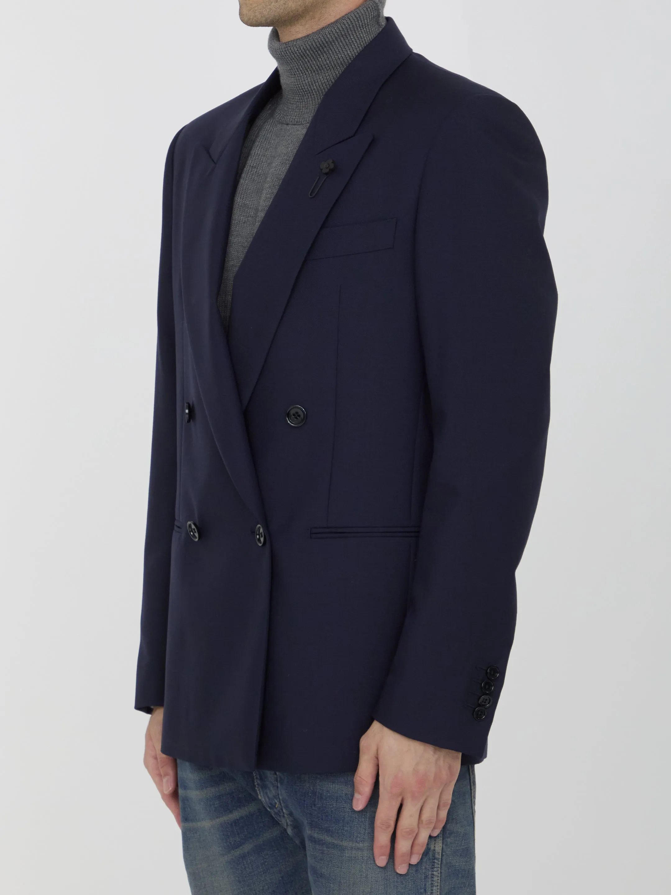 Lardini Wool And Mohair Jacket