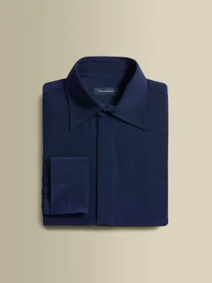 Silk Lecce Collar Fly Front Shirt