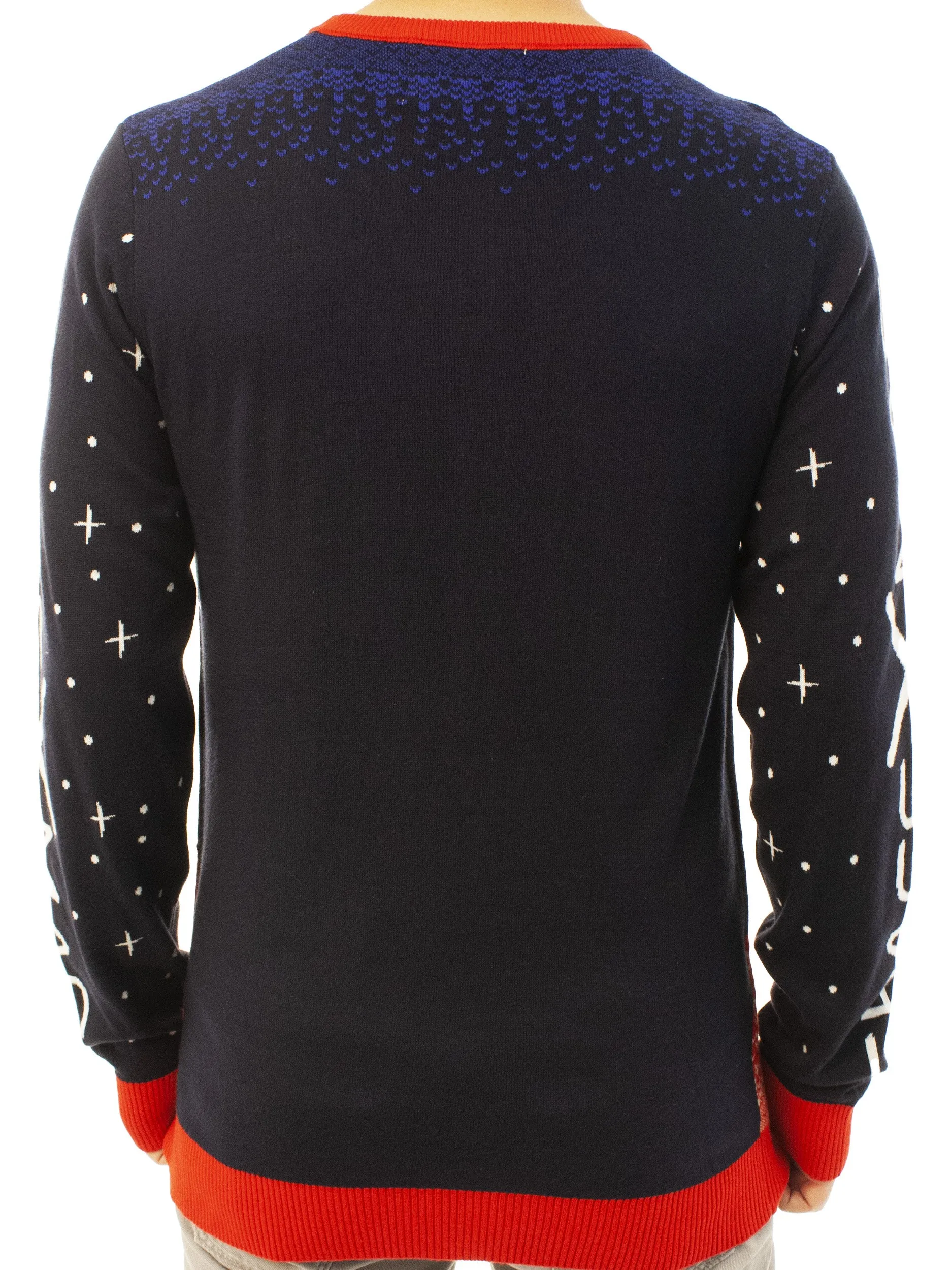 Space Xmas Santa | Ugly Christmas Sweater For Men & Women | Unisex Sizing