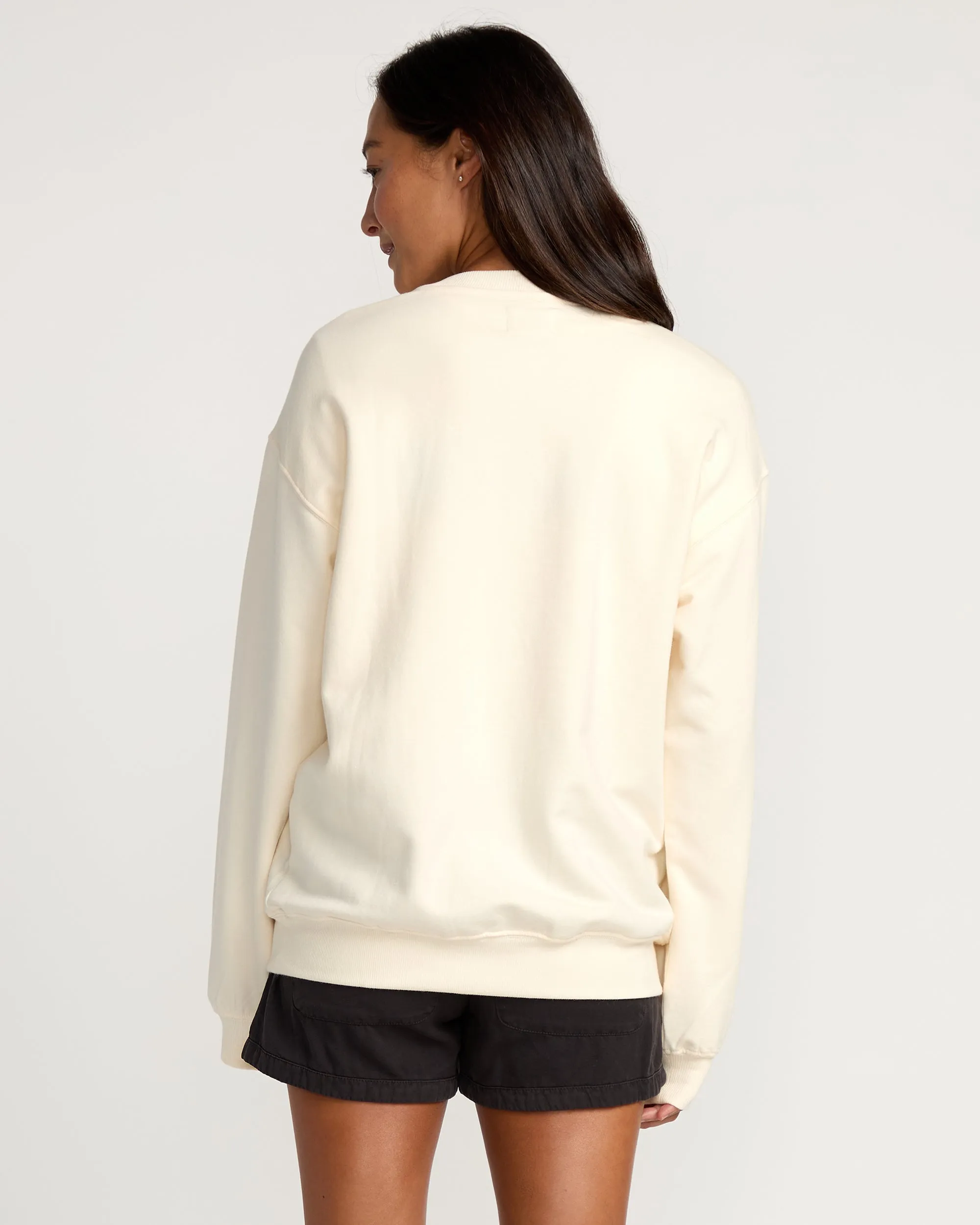 Womens Hibiscus State Fleece - Coconut Milk