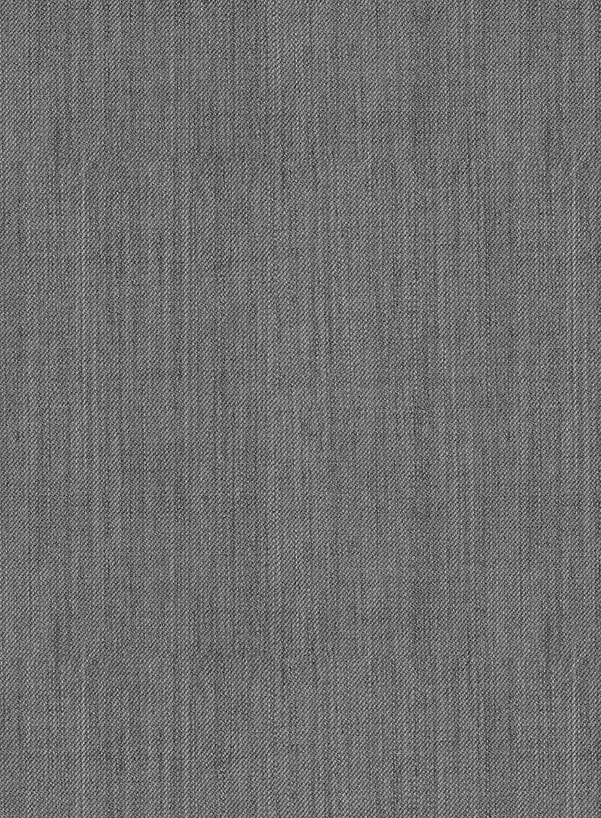 Worsted Mid Charcoal Wool Suit